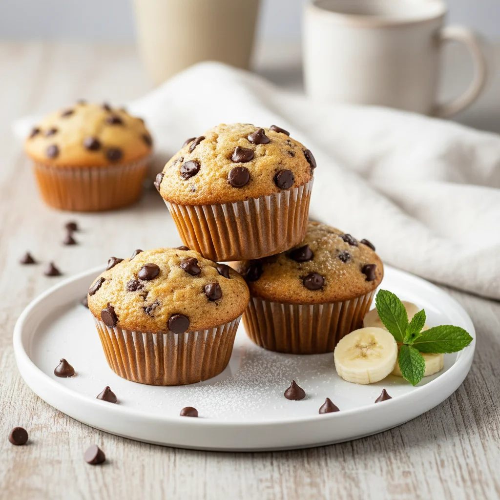 Bakery Style Chocolate Chip Muffins Recipe