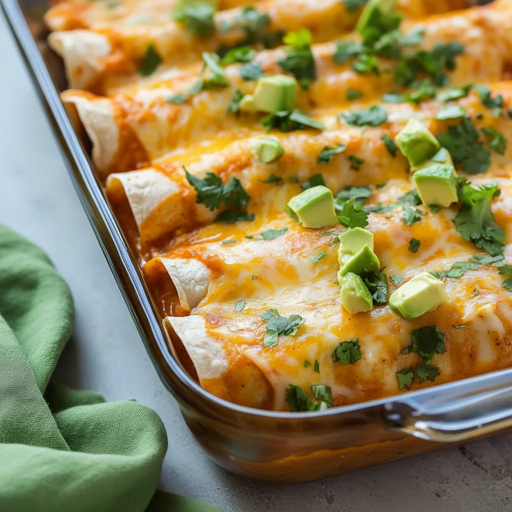 Cheesy Chicken Enchiladas Recipe for Taco Tuesday