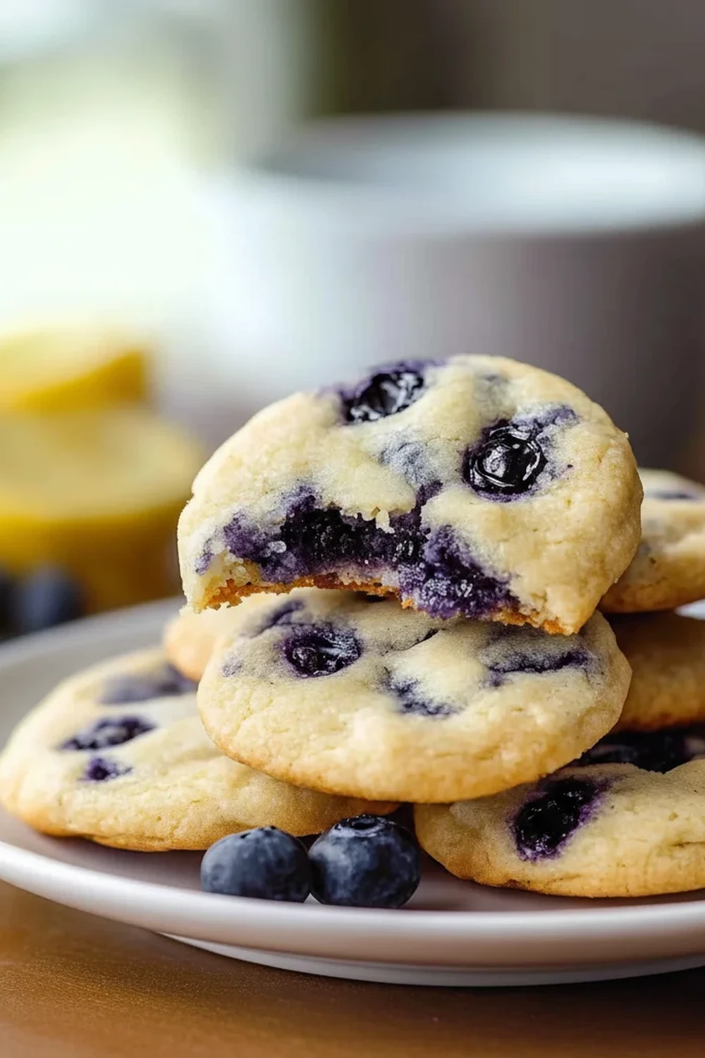 Lemon Blueberry Cookies Recipe