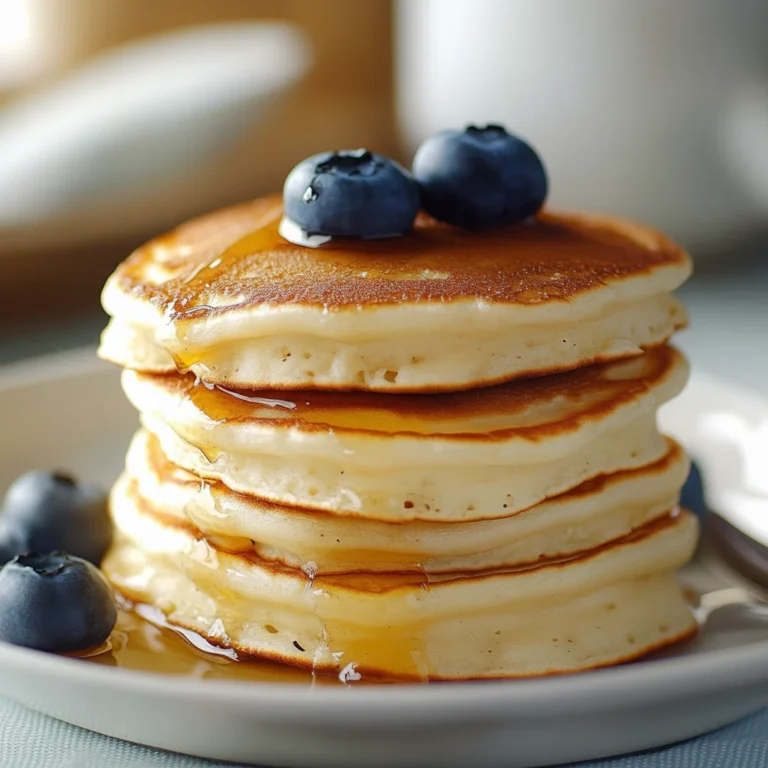 Classic Fluffy Pancakes for a Weekend Breakfast