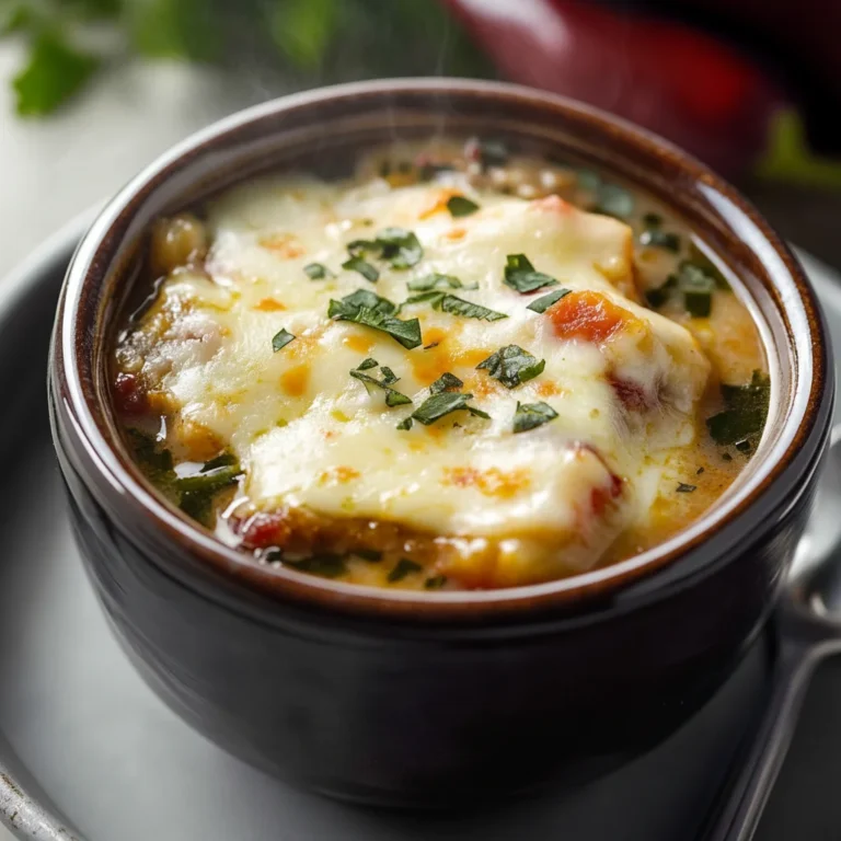 Comforting Chile Relleno Soup Recipe in a Bowl