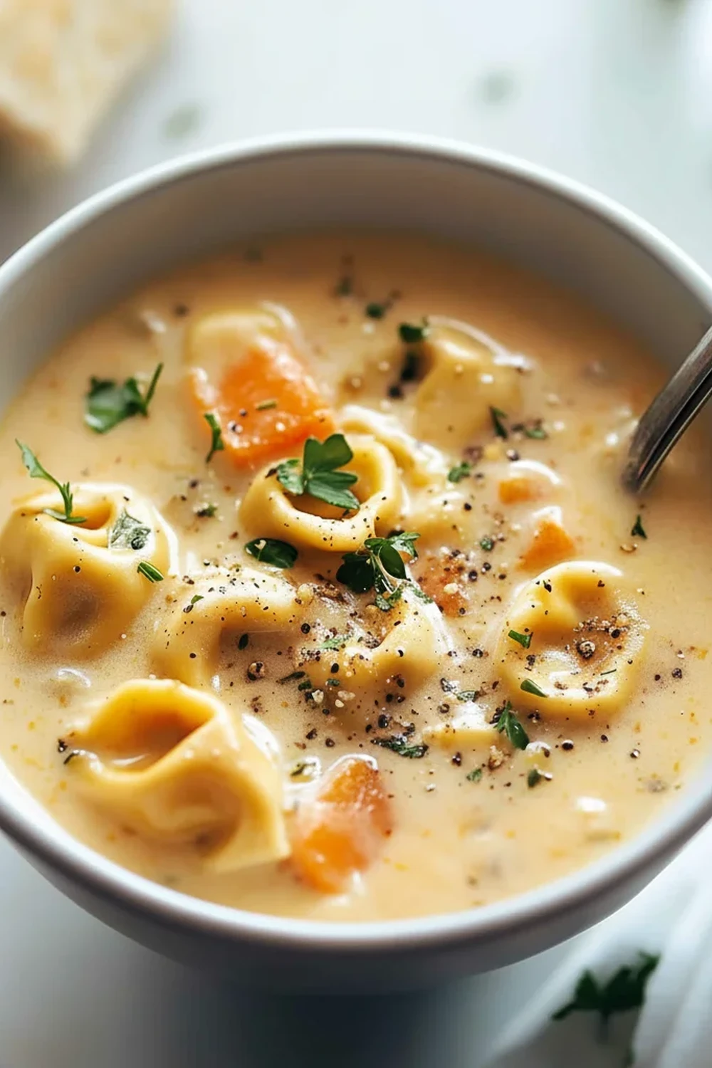 Creamy Tortellini Soup