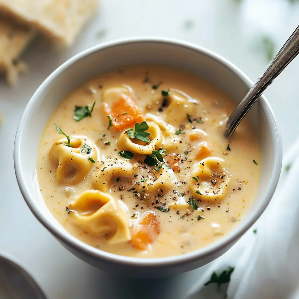 Comforting Creamy Tortellini Soup for Fall
