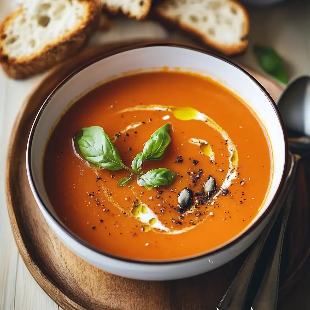 Cozy Tomato Soup Recipe for Chilly Evenings