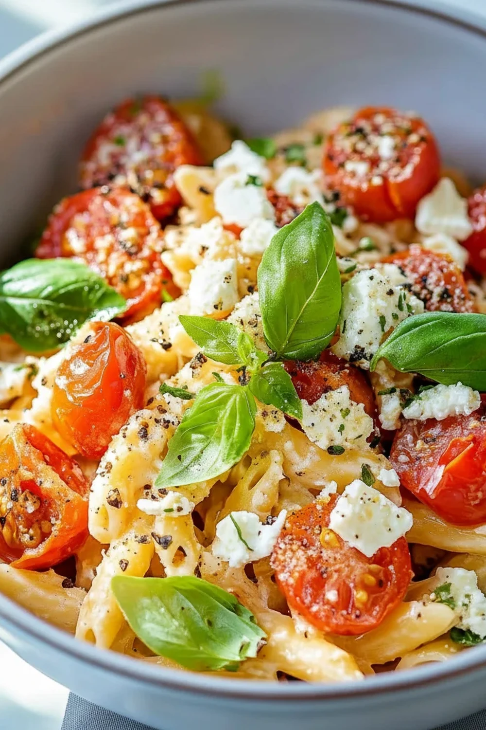 Creamy Feta Tomato Pasta Recipe