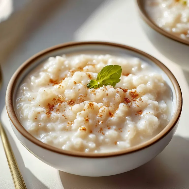Creamy Rice Pudding with Cooked Rice Recipe