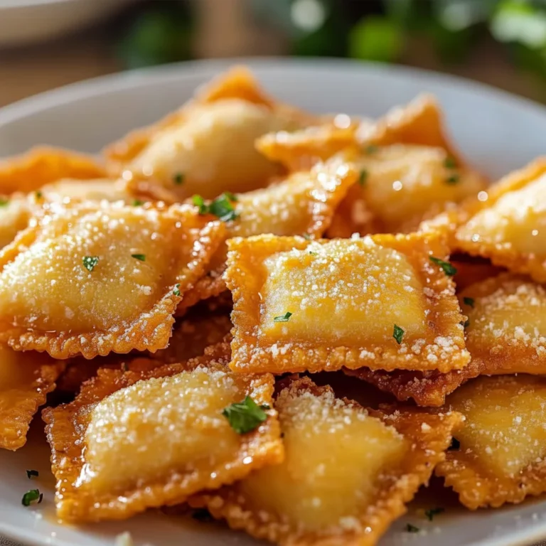 Crunchy Fried Crispy Ravioli for Appetizers