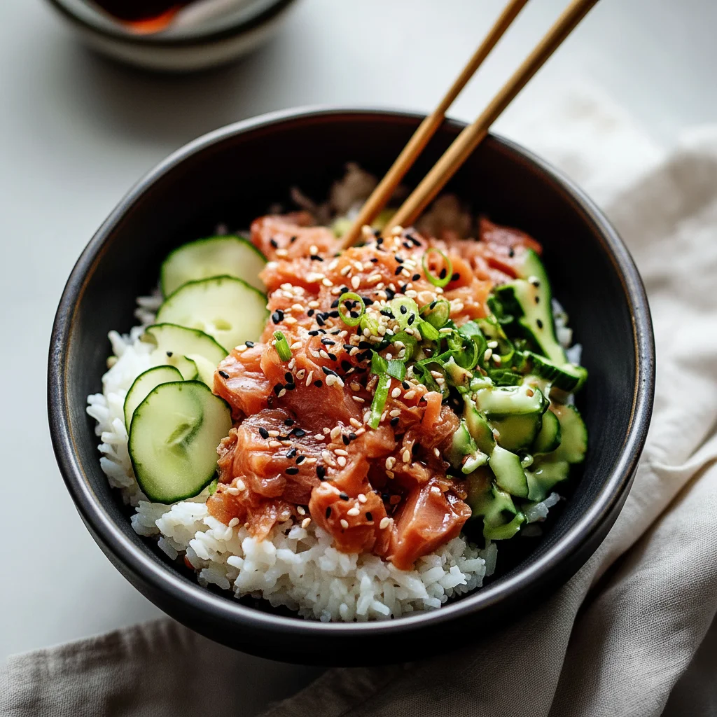 Fast Spicy Tuna Rice Bowl Recipe for Lunch