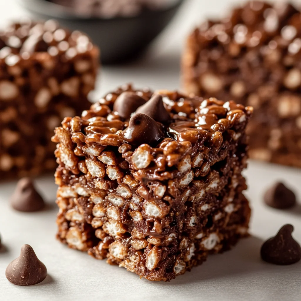 Gooey Chocolate Rice Krispie Treats Recipe