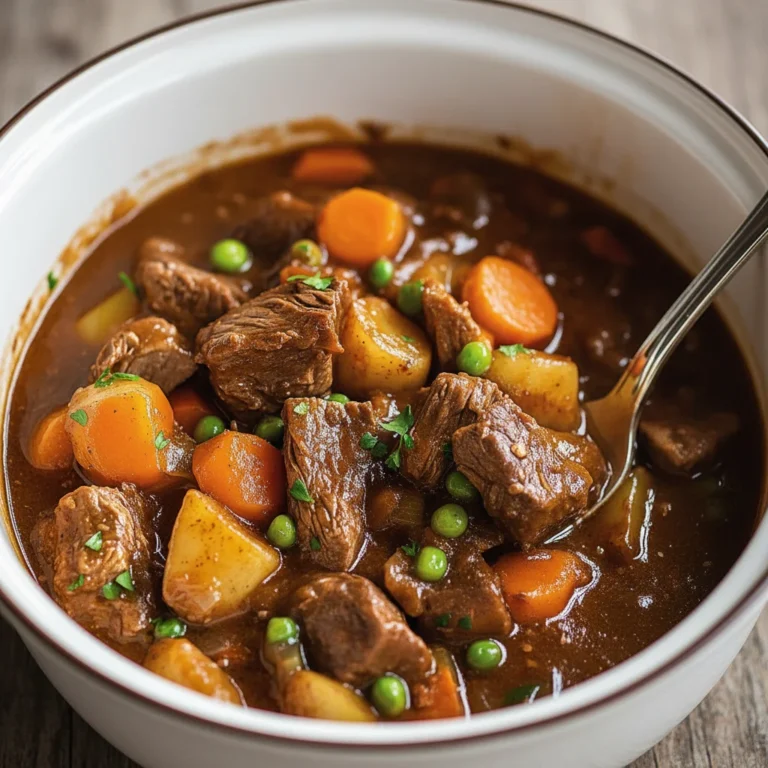 Hearty Slow Cooker Beef Stew Recipe for Fall