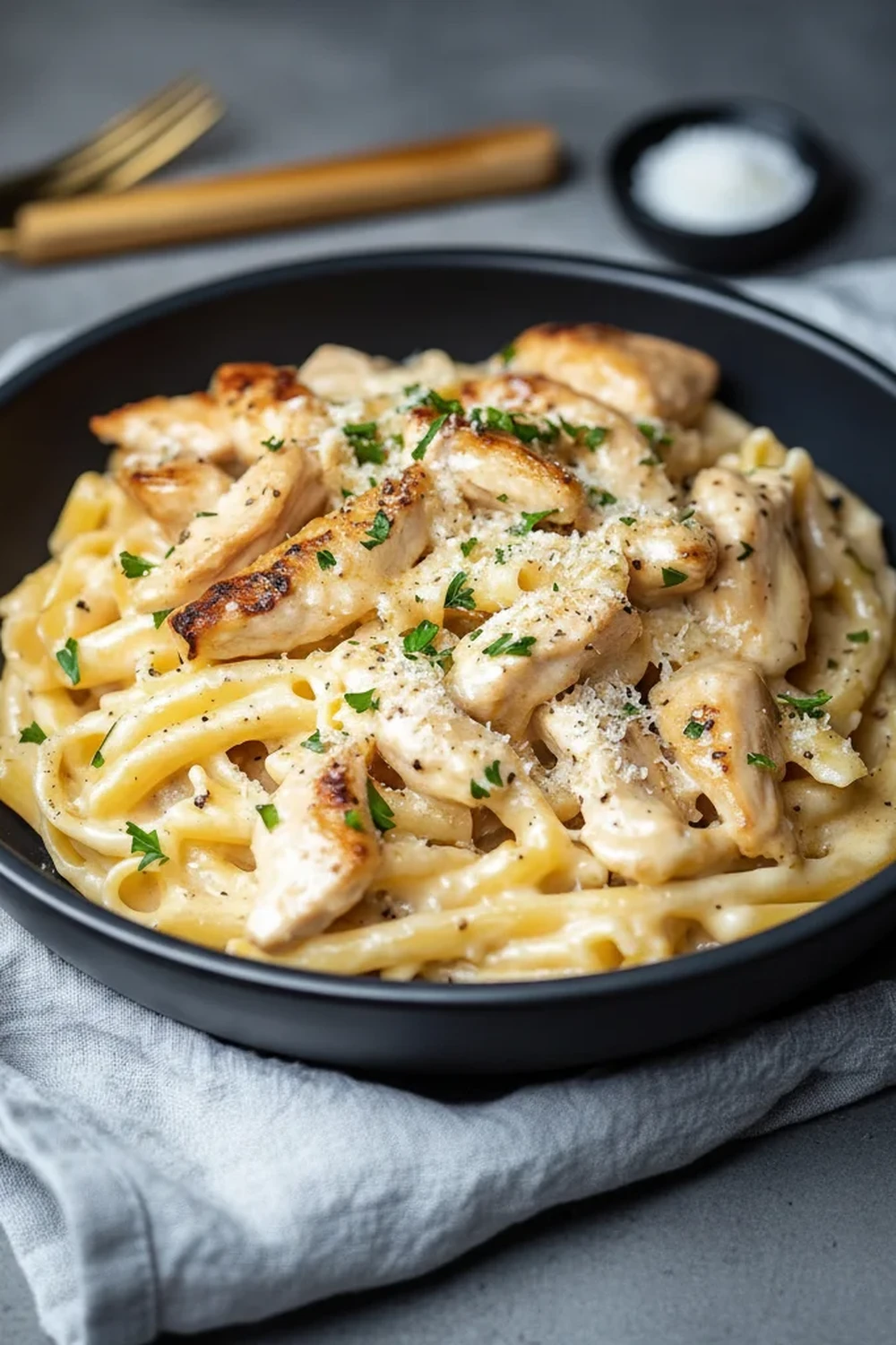 Creamy Garlic Chicken Pasta