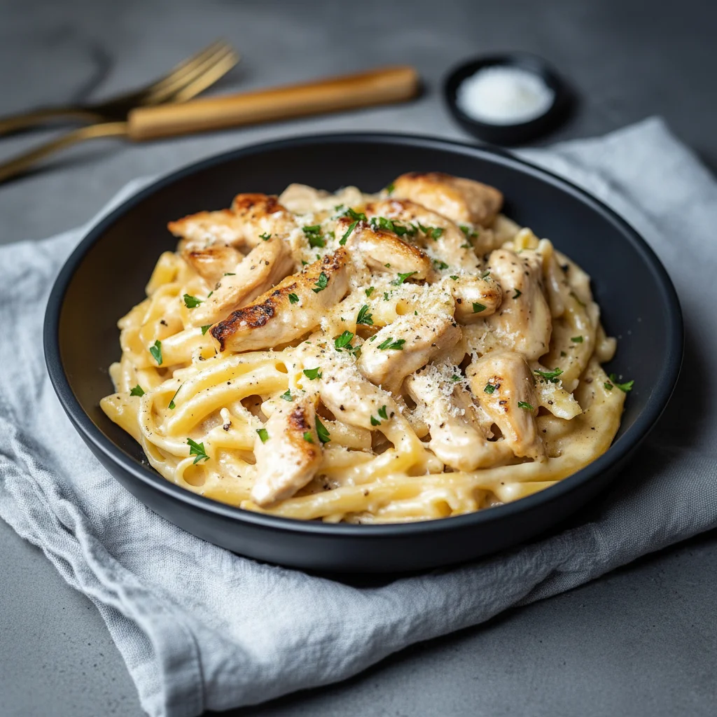 Rich Creamy Garlic Chicken Pasta for Weeknights