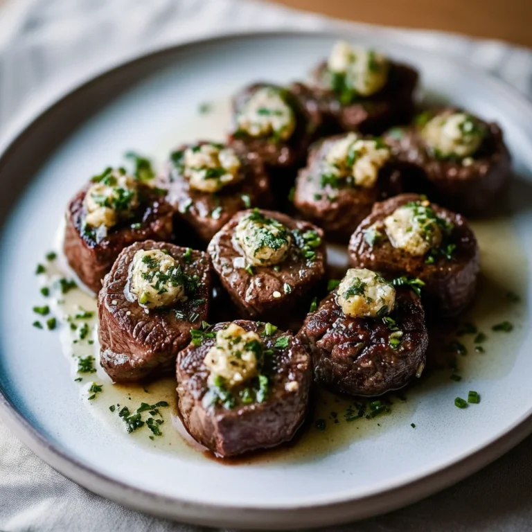 Seared Steak Bites with Garlic Butter Recipe
