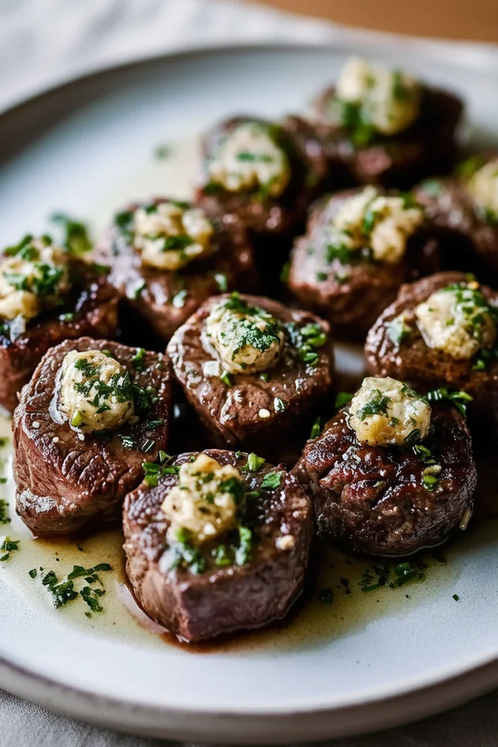 Steak Bites with Garlic Butter Recipe
