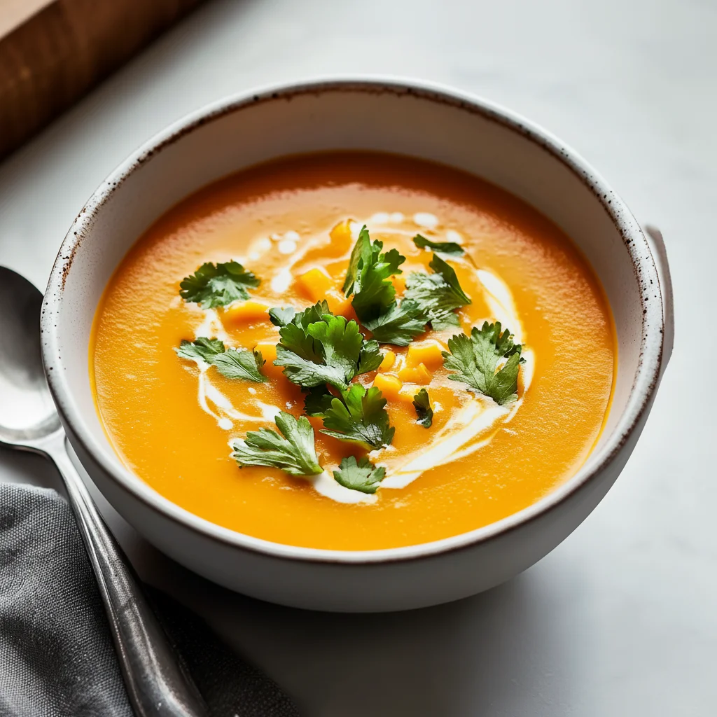 Velvety Carrot Ginger Soup Recipe for a Light Lunch