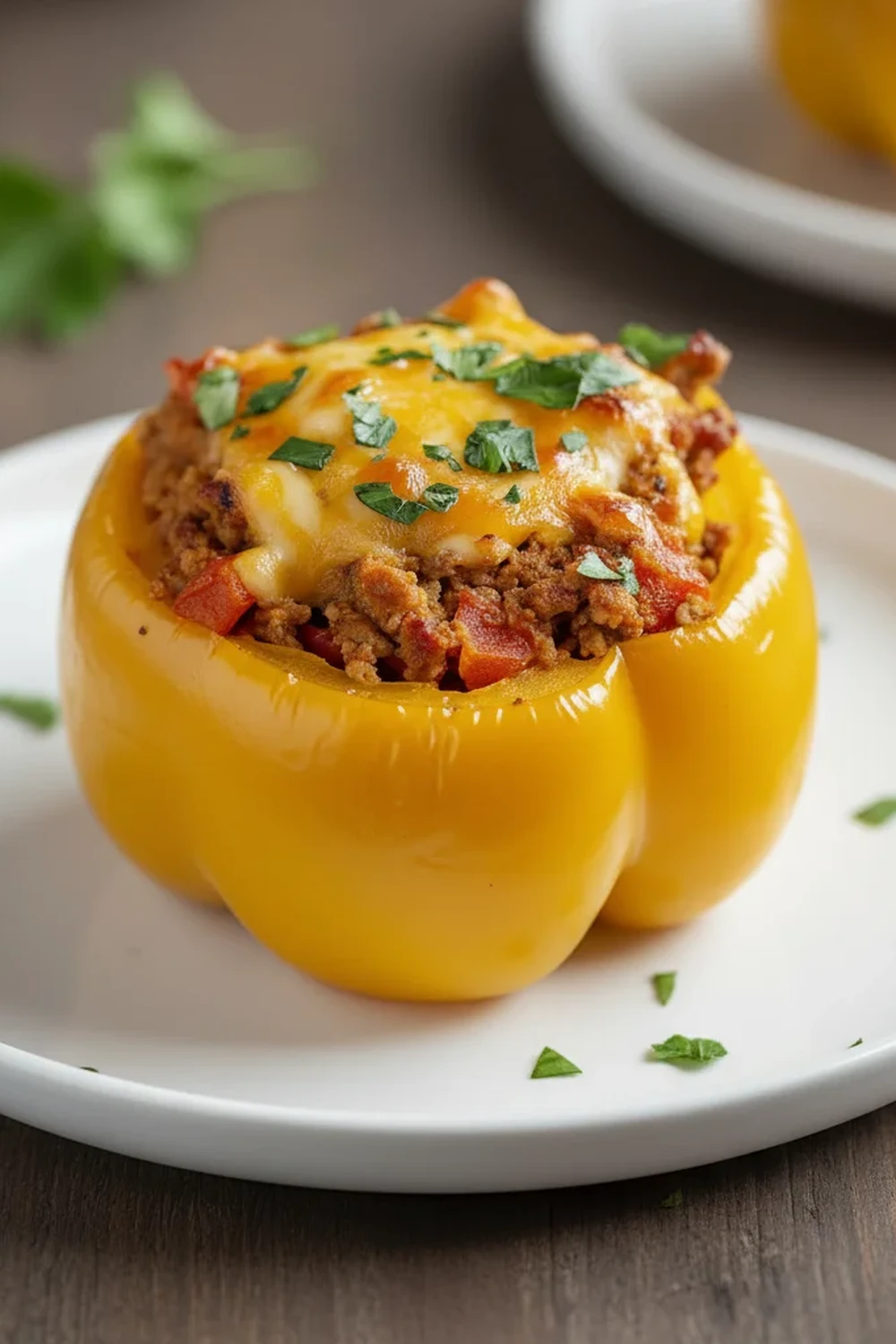 Ground Turkey Stuffed Peppers Recipe