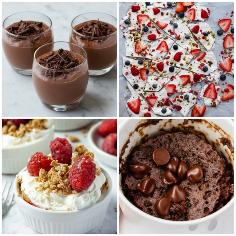 7+ Easy High Protein Dessert Ideas