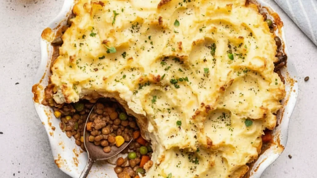 Beef & Lentil Shepherd's Pie