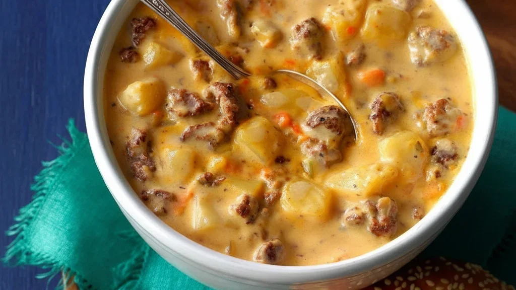 Cheeseburger Soup
