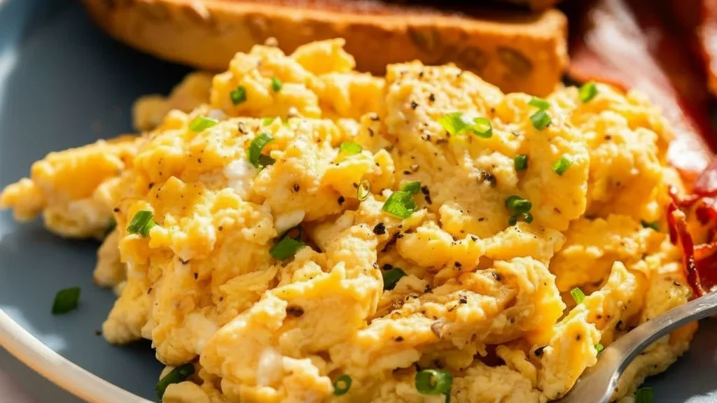 Cheesy Cottage Cheese Scramble