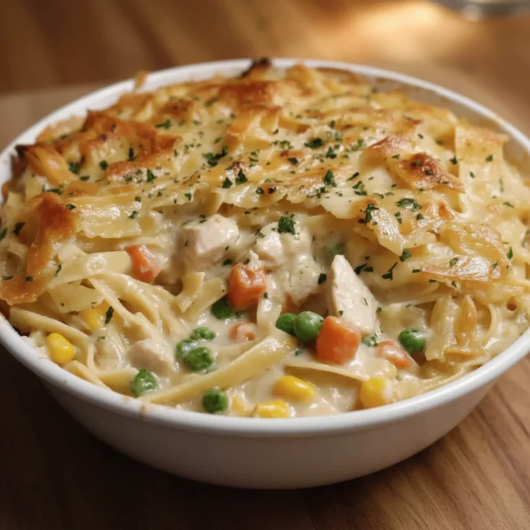 Chicken Pot Pie Pasta: Creamy Comfort Dinner