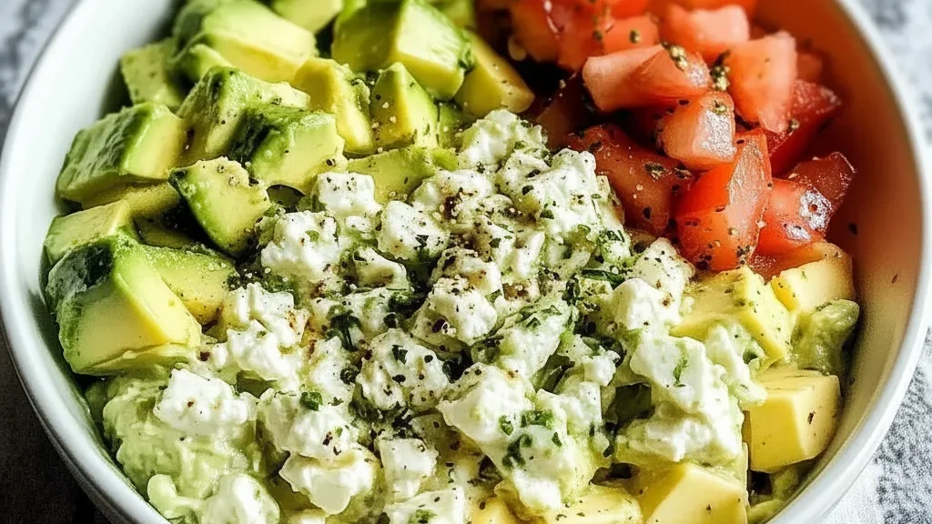 Cottage Cheese and Avocado Bowl