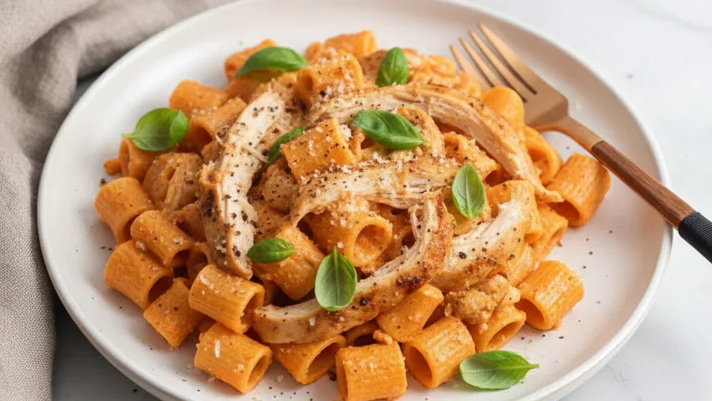 Cottage Cheese Pasta Sauce with Chicken