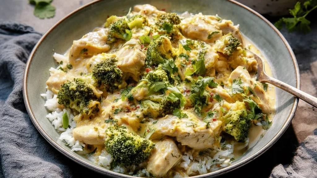 Creamy Chicken & Broccoli Cheddar Bake