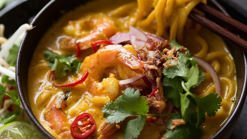 Curried Coconut and Prawn Soup