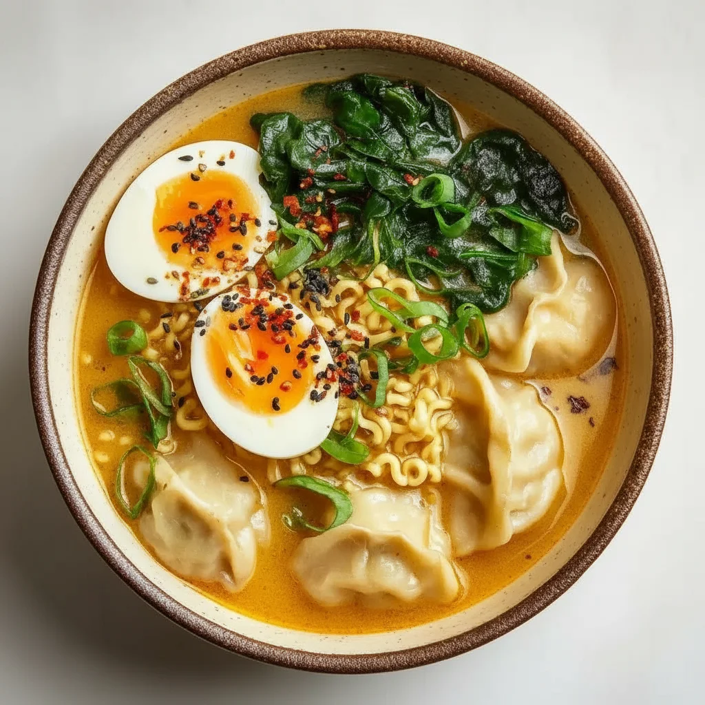 Dumpling Ramen Bowl Recipe