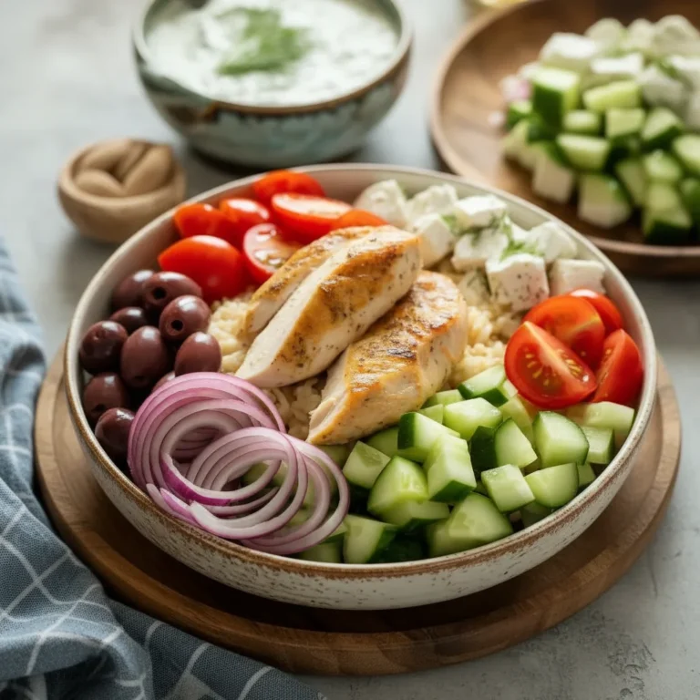 Greek Chicken Bowls Recipe