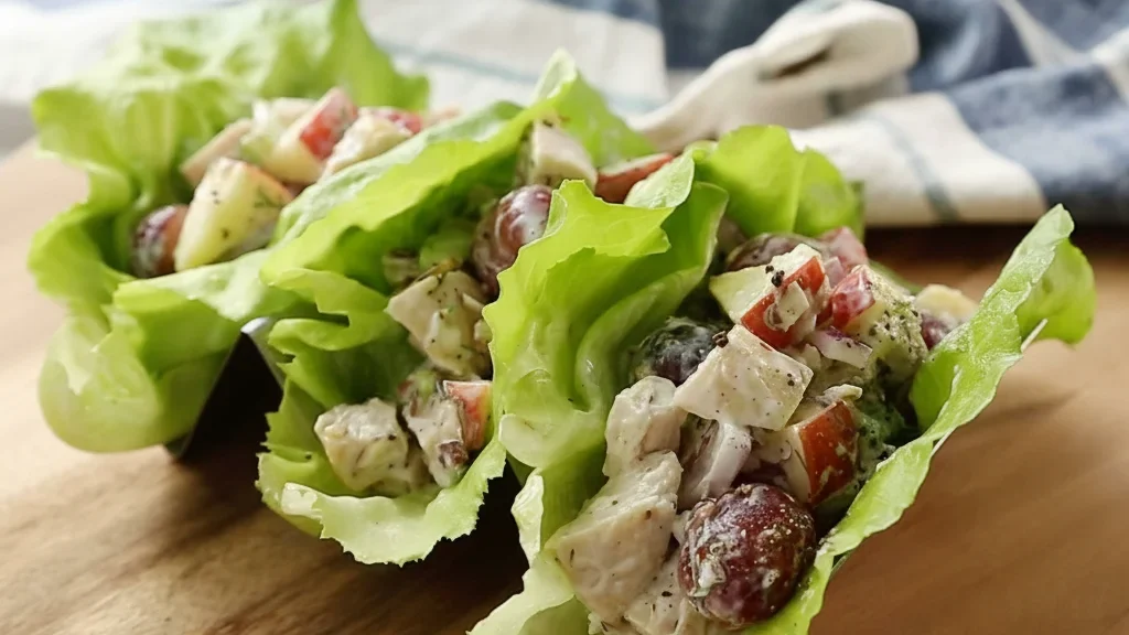 Greek Yoghurt Chicken Salad Wraps