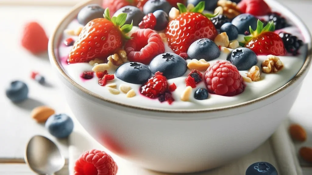 Greek Yoghurt with Berries & Nuts