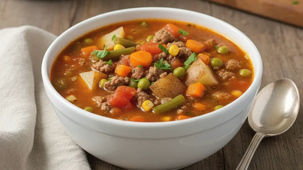 Hearty Beef and Vegetable Soup
