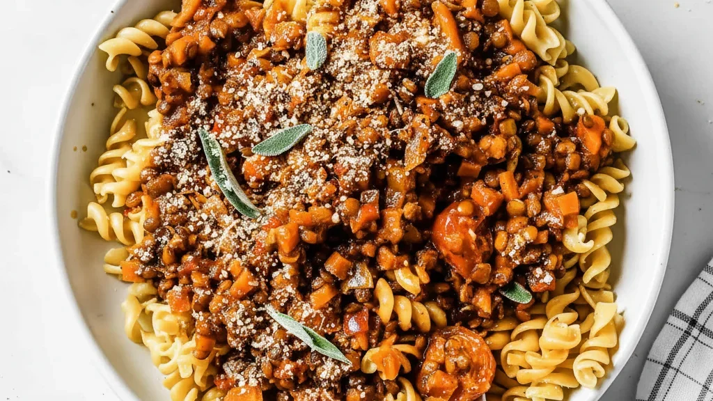 Lentil Bolognese