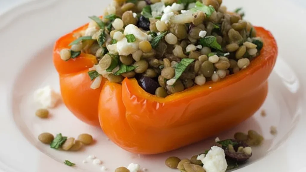 Lentil-Stuffed Peppers