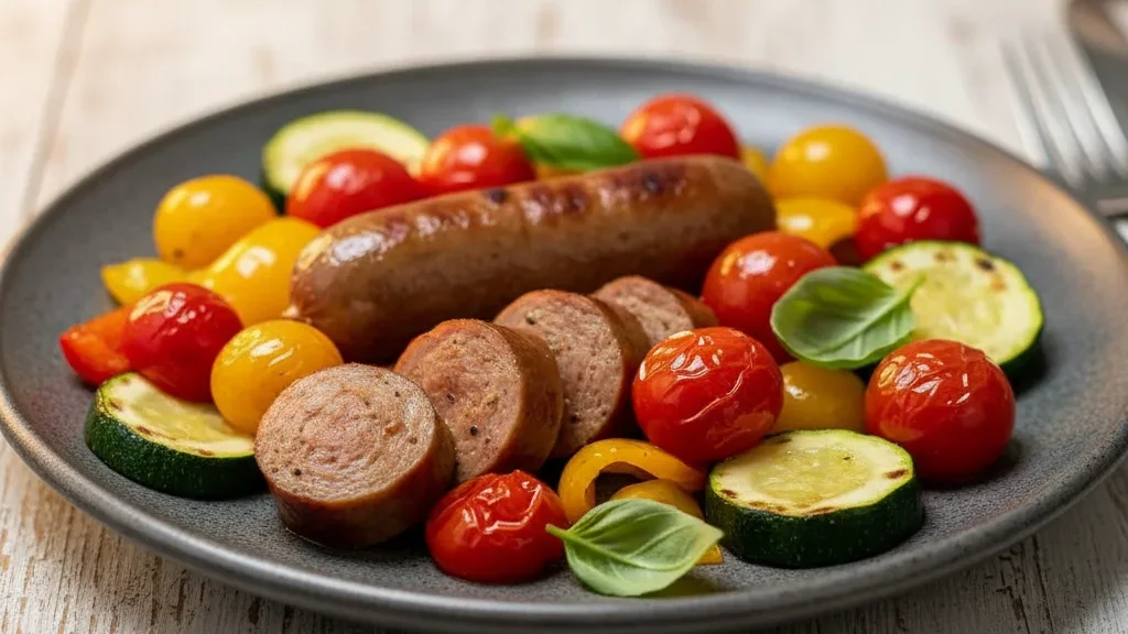 One-Pan Sausage and Veggies