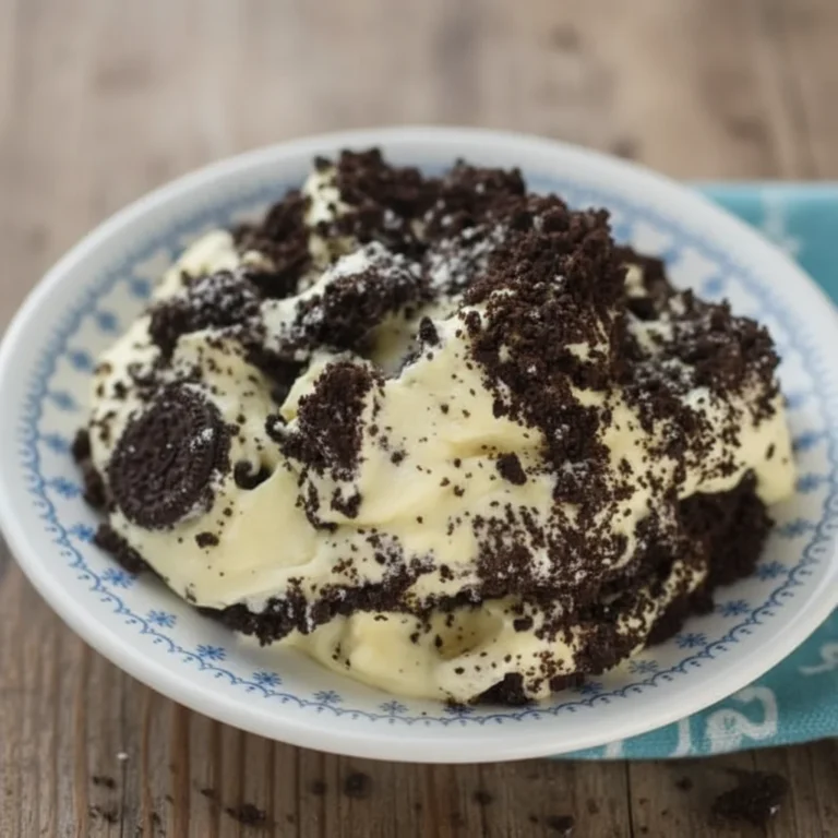 Oreo Cookie Dirt Pudding Recipe