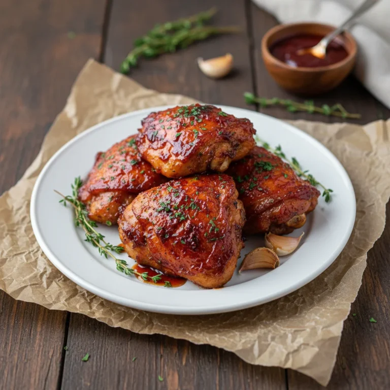 Oven Baked Bbq Chicken Thighs: Juicy & Sticky