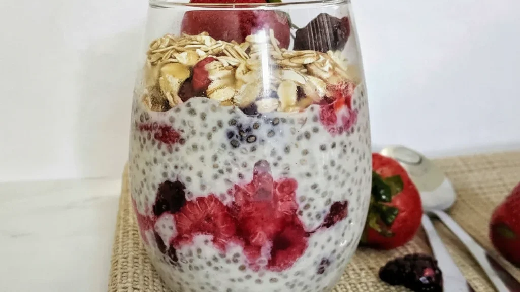Overnight Chia Seed & Protein Pudding
