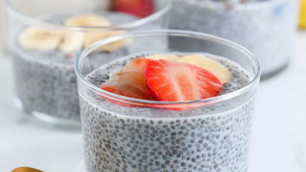 Overnight Chia Seed Protein Pudding