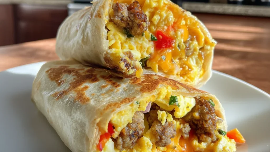 Quick Breakfast Burrito