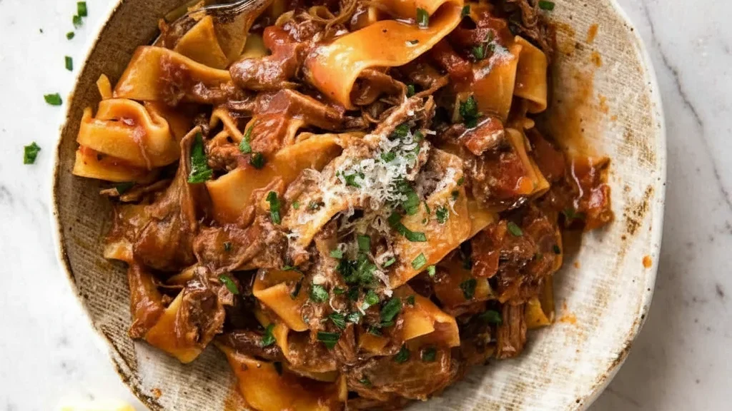 Rich Beef Ragu with Pappardelle