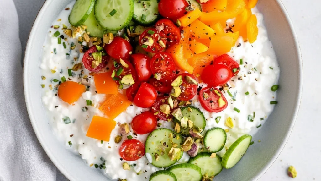 Savoury Cottage Cheese Bowl