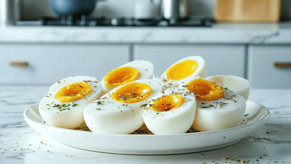 Seasoned Hard-Boiled Eggs
