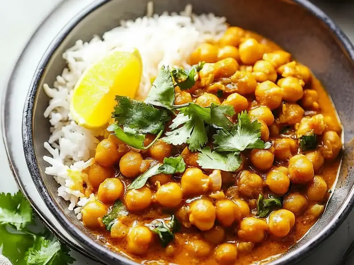 15-Minute Chickpea & Spinach Curry