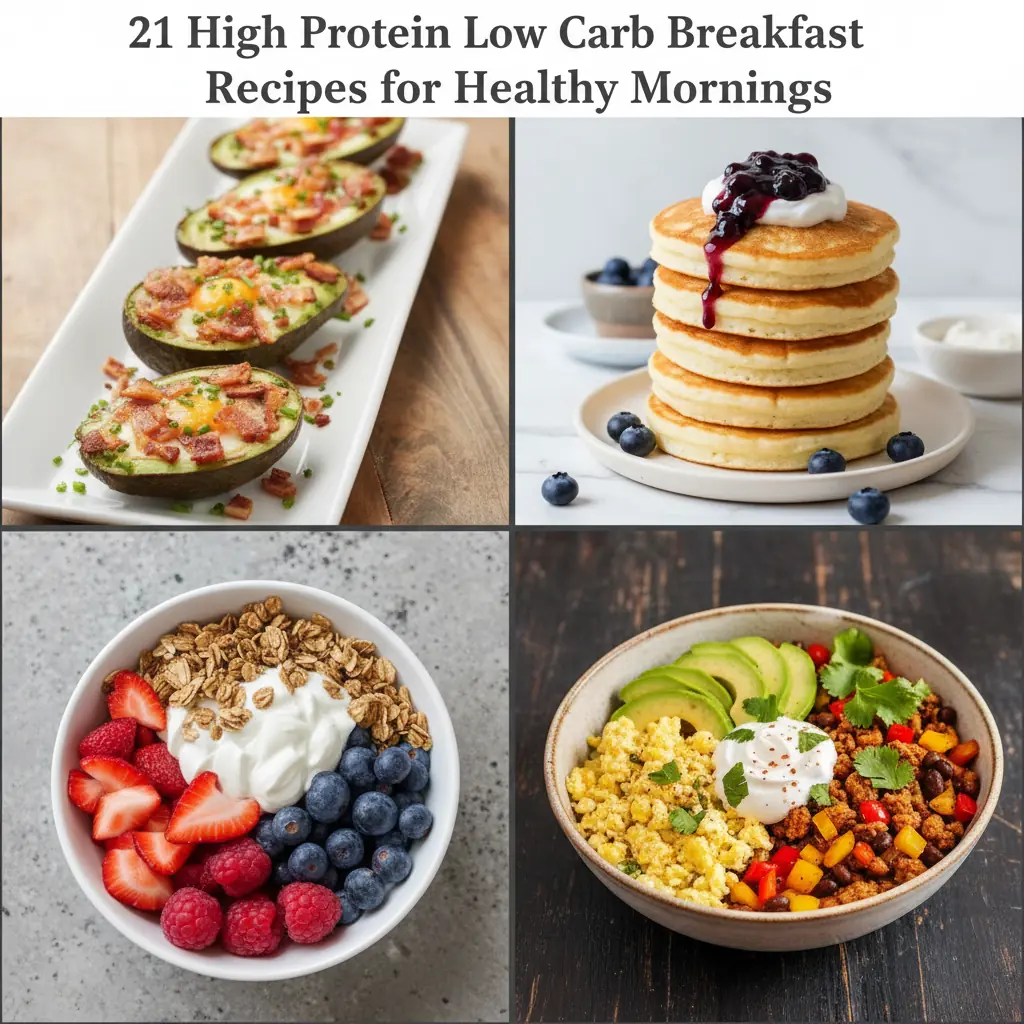 21 High Protein Low Carb Breakfast Recipes For Healthy Mornings