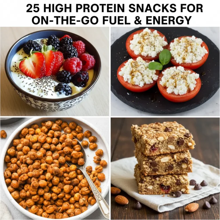 25 High Protein Snacks For On-The-Go Fuel & Energy