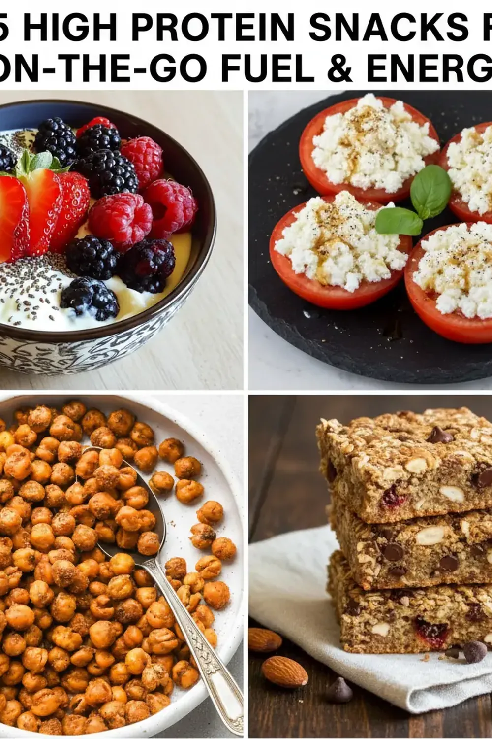 25 High Protein Snacks for On-the-Go Fuel & Energy
