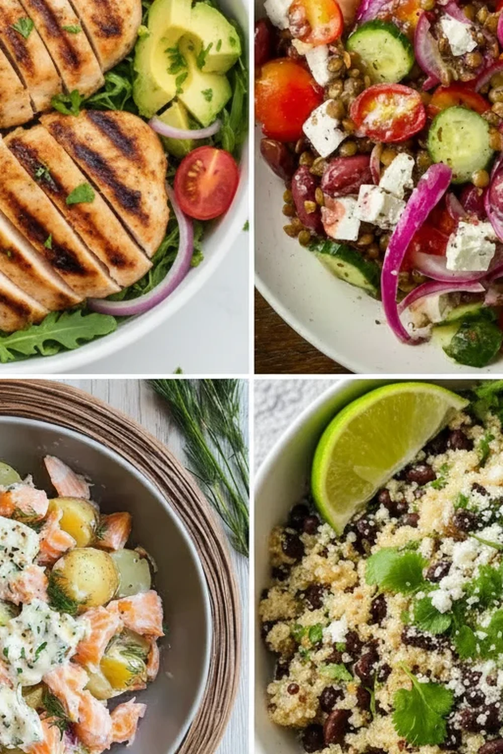 5 High Protein Salads